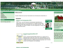Tablet Screenshot of heimatverein-marienfeld.de